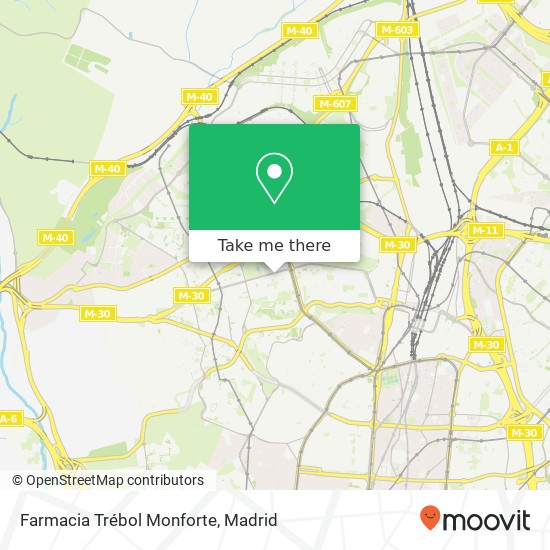 Farmacia Trébol Monforte map