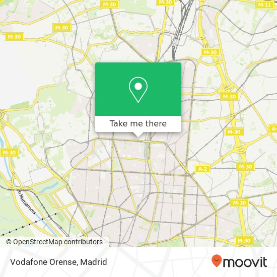 Vodafone Orense map