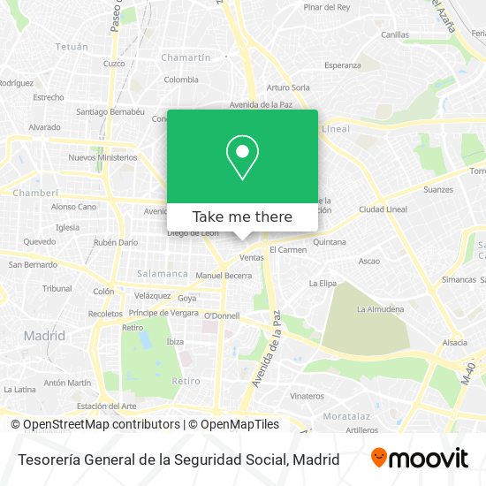 Tesorería General de la Seguridad Social map