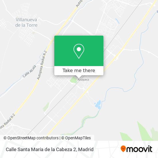mapa Calle Santa María de la Cabeza 2