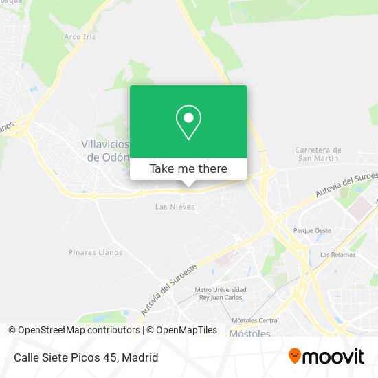 Calle Siete Picos 45 map