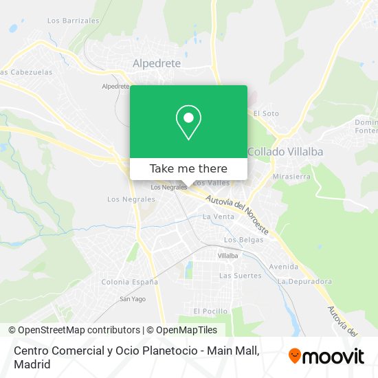 Centro Comercial y Ocio Planetocio - Main Mall map