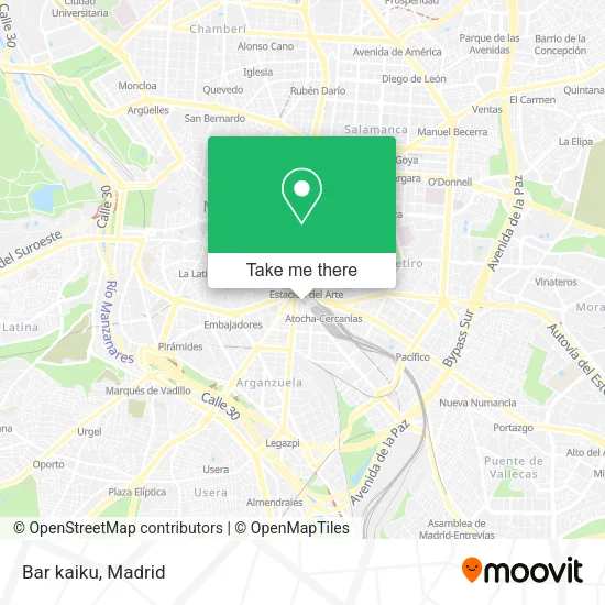 Bar kaiku map
