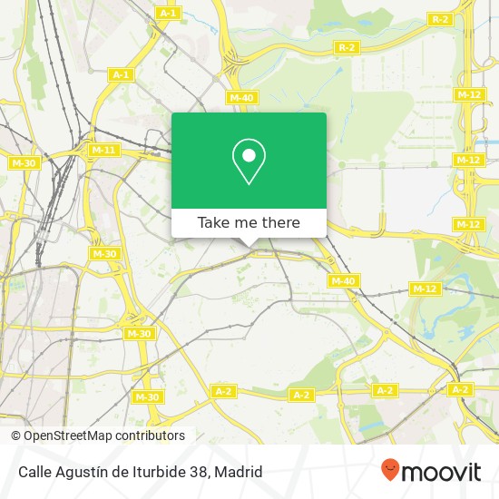 mapa Calle Agustín de Iturbide 38