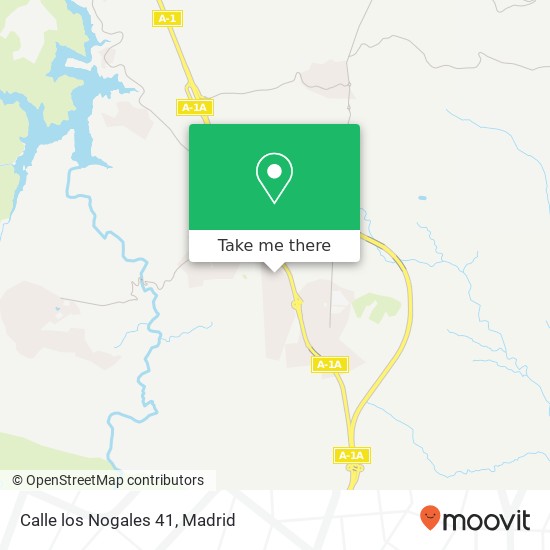 mapa Calle los Nogales 41