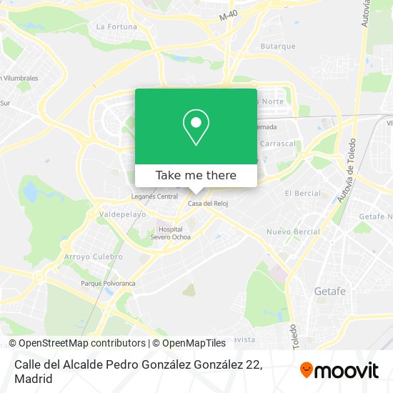 Calle del Alcalde Pedro González González 22 map