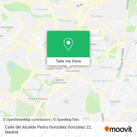 Calle del Alcalde Pedro González González 22 map
