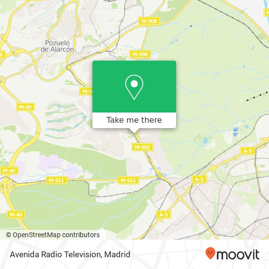 Avenida Radio Television map
