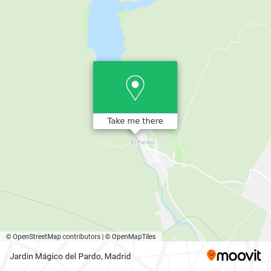 Jardin Mágico del Pardo map