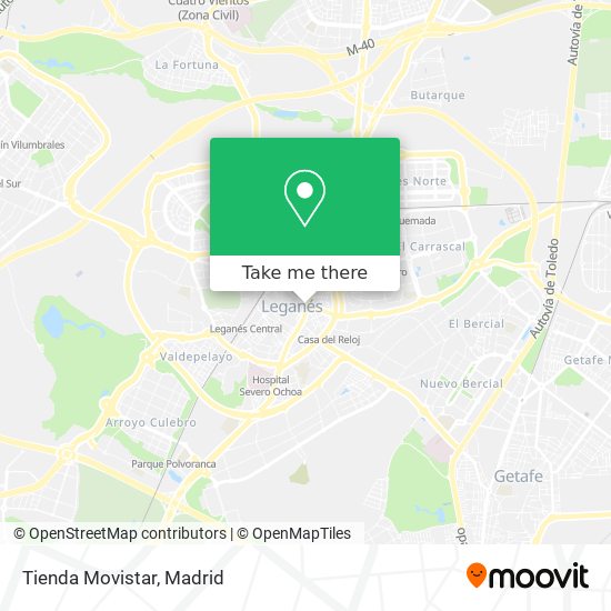 mapa Tienda Movistar