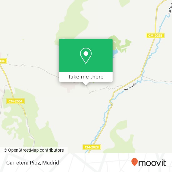 Carretera Pioz map