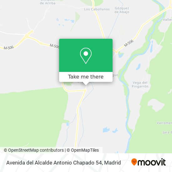 mapa Avenida del Alcalde Antonio Chapado 54