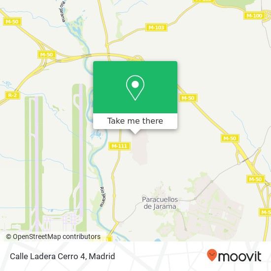 Calle Ladera Cerro 4 map