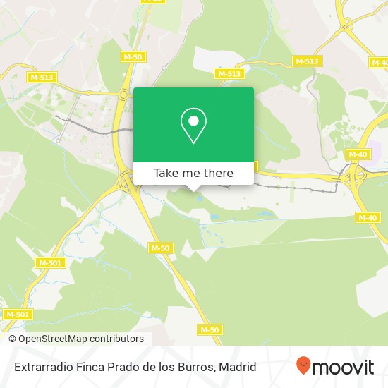 Extrarradio Finca Prado de los Burros map