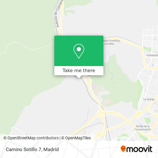 Camino Sotillo 7 map