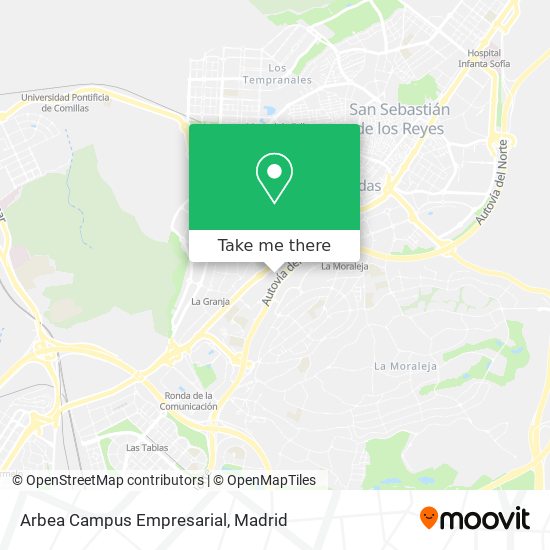 mapa Arbea Campus Empresarial