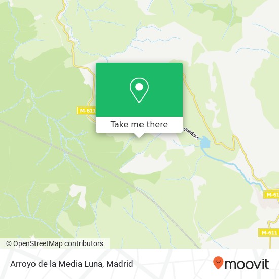 Arroyo de la Media Luna map