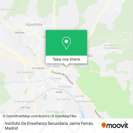 Instituto De Enseñanza Secundaria Jaime Ferrán map