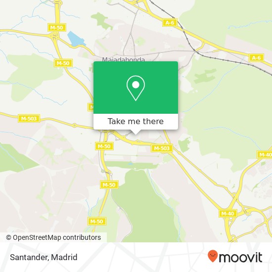 Santander map