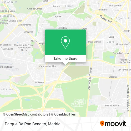 Parque De Pan Bendito map