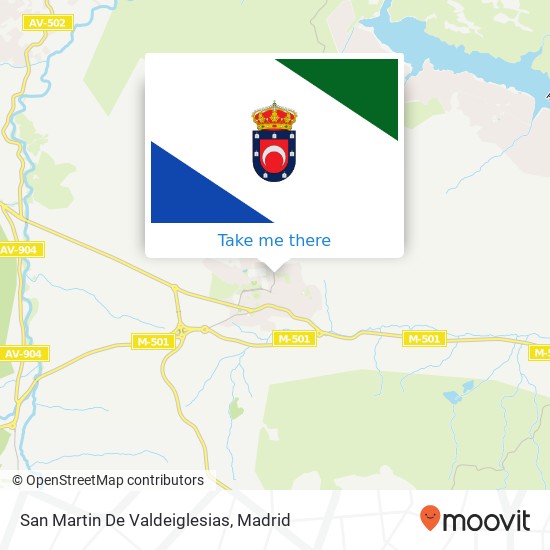 mapa San Martin De Valdeiglesias