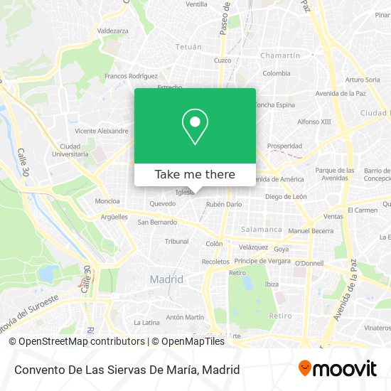 Convento De Las Siervas De María map