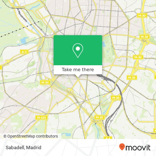 Sabadell map