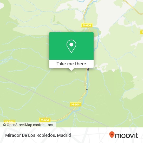 Mirador De Los Robles map