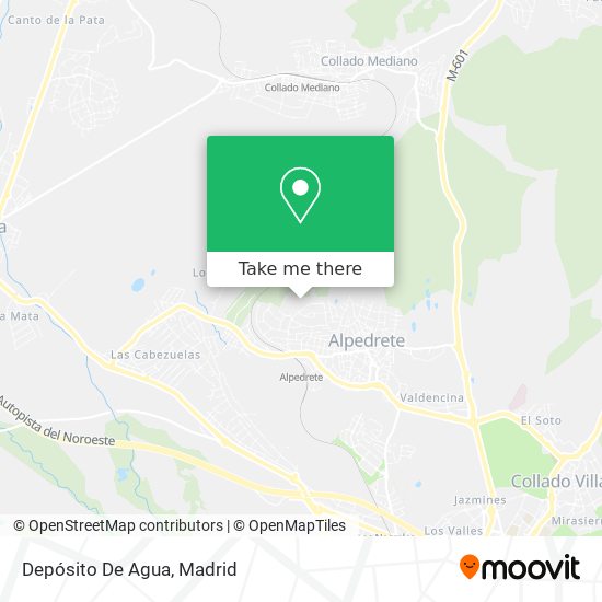 Depósito De Agua map