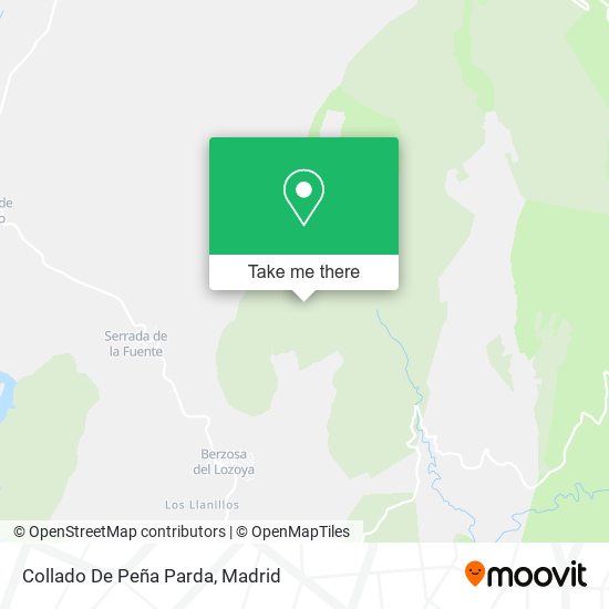Collado De Peña Parda map