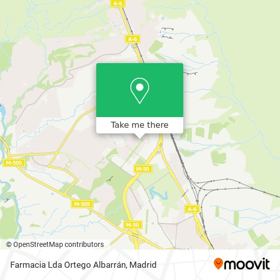 Farmacia Lda Ortego Albarrán map
