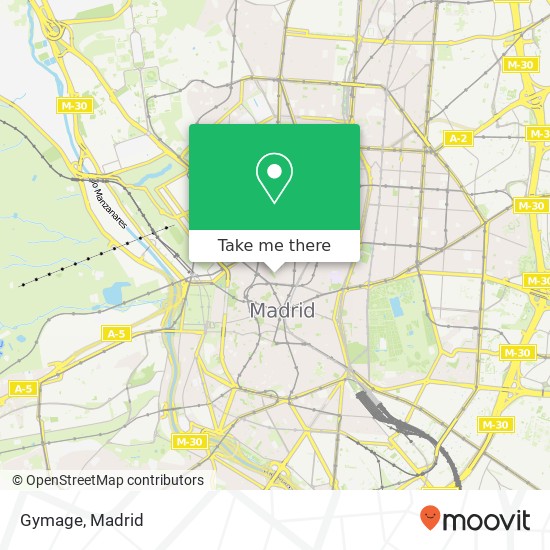 mapa Gymage
