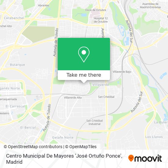 Centro Municipal De Mayores 'José Ortuño Ponce' map