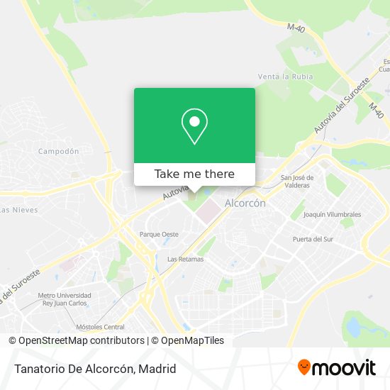 Tanatorio De Alcorcón map