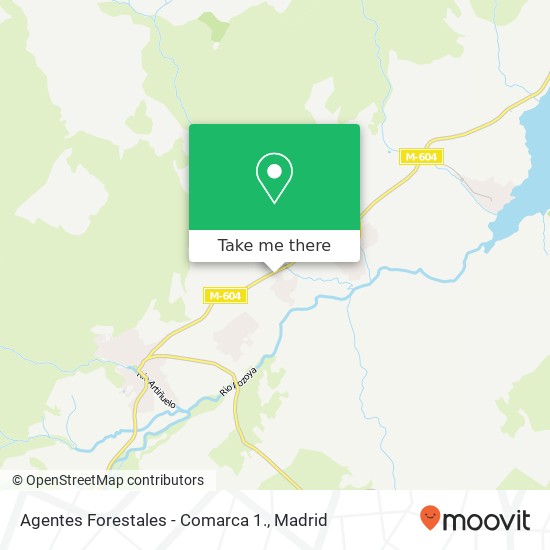 Agentes Forestales - Comarca 1. map