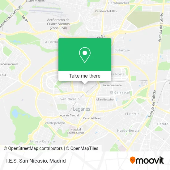 mapa I.E.S. San Nicasio