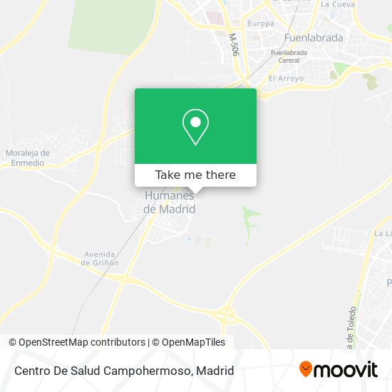 Centro De Salud Campohermoso map