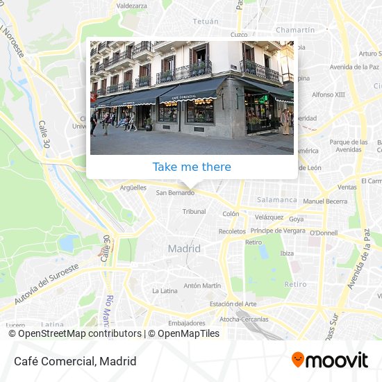mapa Café Comercial