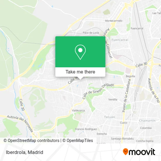 Iberdrola map