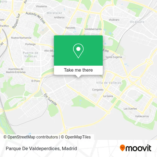 Parque De Valdeperdices map