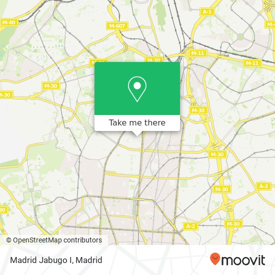 mapa Madrid Jabugo I