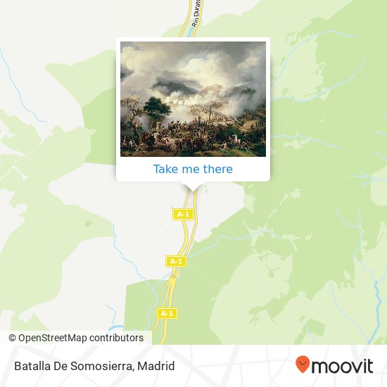 Batalla De Somosierra map