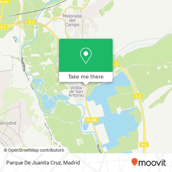 Parque De Juanita Cruz map