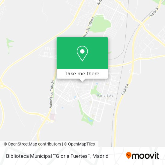 Biblioteca Municipal ""Gloria Fuertes"" map