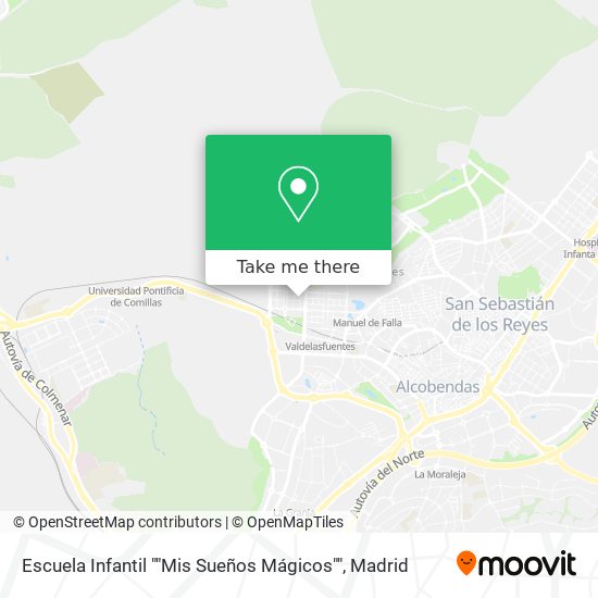 Escuela Infantil ""Mis Sueños Mágicos"" map