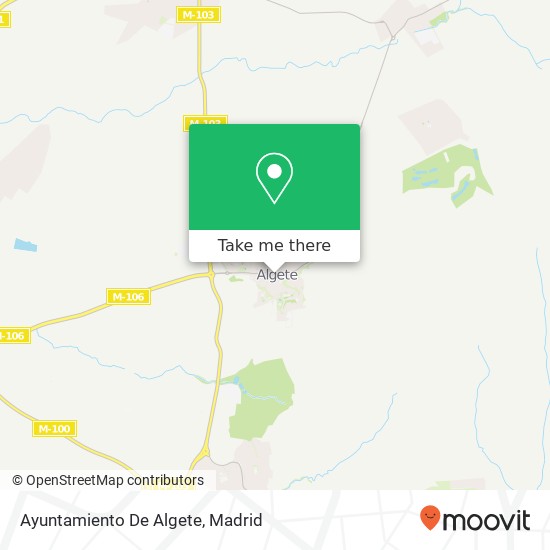 mapa Ayuntamiento De Algete