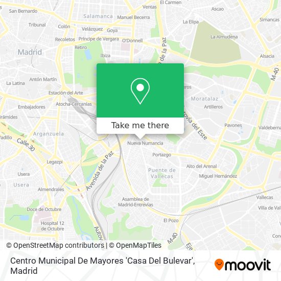 mapa Centro Municipal De Mayores 'Casa Del Bulevar'