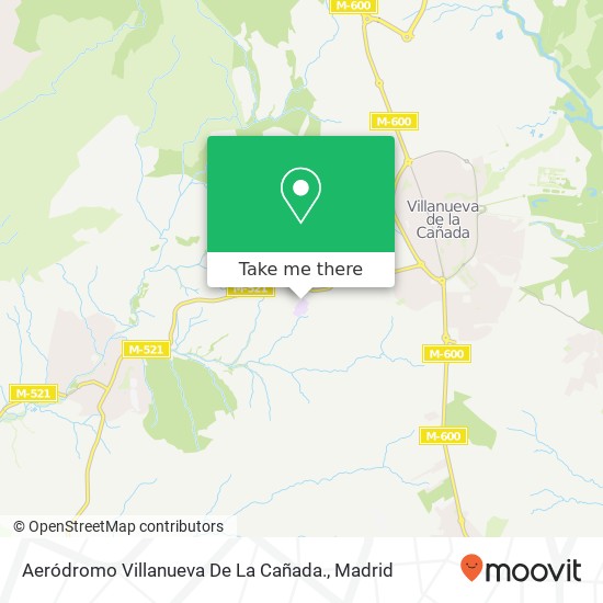 Aeródromo Villanueva De La Cañada. map