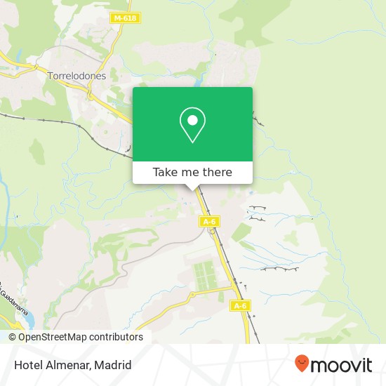 Hotel Almenar map