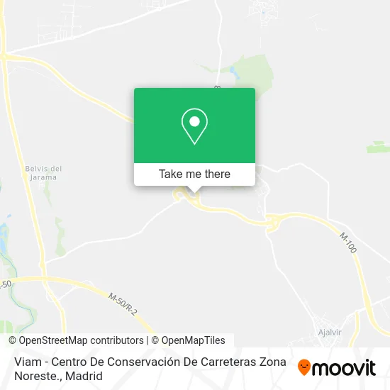 Viam - Centro De Conservación De Carreteras Zona Noreste. map
